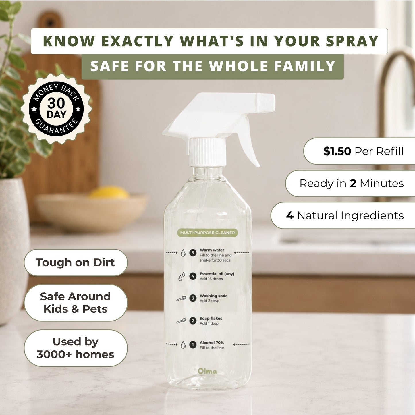 The Simpler DIY MultiPurpose Cleaner